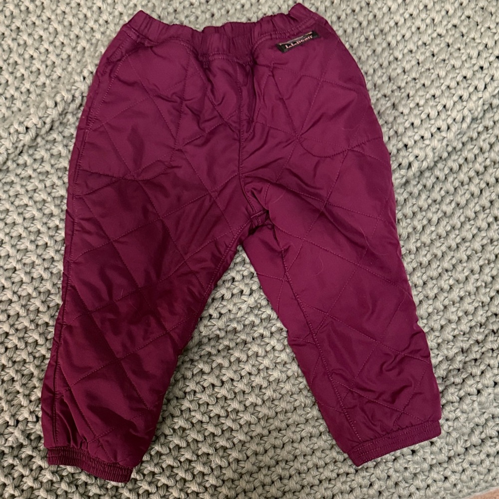 L.L.Bean Toddler Mountain Bound Reversible Pants 12/18mo
